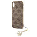 Guess Charms Collection 4G iPhone XR Cover - Bruin