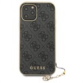 Guess Charms Collection 4G iPhone 12/12 Pro Hoesje - Grijs