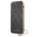 Guess Charms Collection 4G iPhone 12/12 Pro Hoesje - Grijs