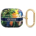 Guess Flower Strap Collection AirPods 3 Case - Blauw