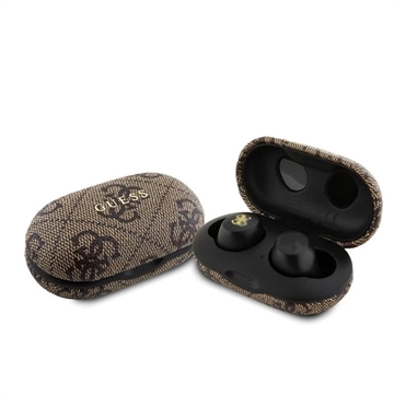 Guess GUTWSP4EGW 4G Metalen Logo TWS Oortelefoon (Geopende verpakking - Bulkverpakking) - Bruin