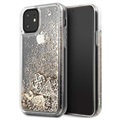 Guess Glitter Collection iPhone 11 Cover - Goud