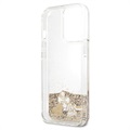 Guess Glitter Collection iPhone 13 Pro Case - Goud