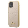 Guess Iridescent Love iPhone 12 Pro Max Hybrid Case - Goud