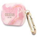 Guess Marble Collection AirPods Pro TPU Hoesje - Roze