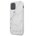 Guess Marble Collection iPhone 12 Pro Max Hybrid Case - Wit