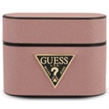 Guess Saffiano Series AirPods Pro Case - Roze