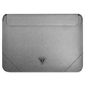 Guess Saffiano Triangle Logo Laptophoes - 13-14" - Zilver