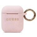 Guess AirPods / AirPods 2 Siliconen Cover - Roze