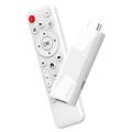 H96 MAX RK3518 4K Android 14 Mini TV Stick - WiFi 6, Bluetooth 5.4 - Wit