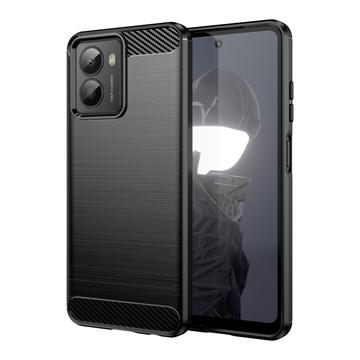 HMD Fusion Geborsteld TPU Hoesje - Koolstofvezel