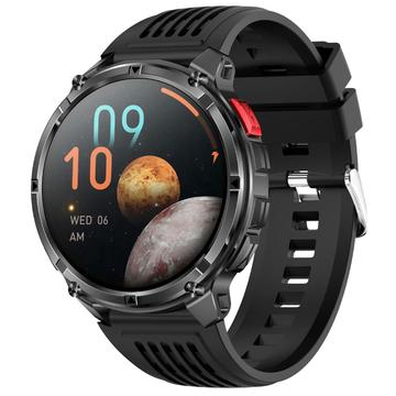 HT33 Gezondheidsmonitoring Bluetooth Smartwatch met Deense taal - 1,7" IPS scherm - Zwart
