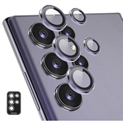 Samsung Galaxy S24 Ultra Hat Prince Camera Lens Glazen Protector - Paars