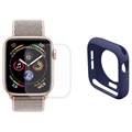 Hat Prince Apple Watch Series SE/6/5/4 Volledige Bescherming Set - 40mm - Donkerblauw