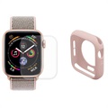 Hoed Prince Apple Watch Series SE/6/5/4 Volledige Bescherming Set - 40mm - Roze