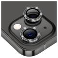 Hat Prince Glitter iPhone 14/14 Max Camera Lens Beschermer - Zwart