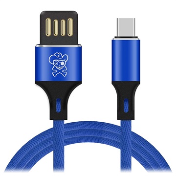 Hat Prince HC-18 USB 2.0 / USB-C Kabel - 1m - Blauw