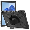 iPad Mini (2021) Heavy Duty 360-hoes met draagriem - Zwart