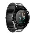 HiFuture FutureGo Pro Roestvrij Staal Smartwatch - Zwart