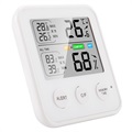 Hoge Precisie Digitale Thermometer / Vochtigheidsmeter TS-9909 - Wit