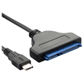 High-Speed USB-C naar SATA 2.5" Kabel Adapter - Zwart