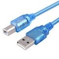 High Speed USB-printerkabel 2.0 - USB-A mannelijk / USB-B mannelijk - 1.8m - Blauw