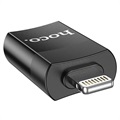 Hoco UA17 USB 2.0 naar Lightning OTG Adapter - Zwart