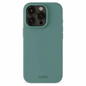 iPhone 16 Pro Max Holdit Silicone hoesje - Mosgroen