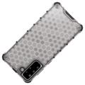 Honeycomb Armored Samsung Galaxy S22 5G Hybrid Case - Doorzichtig