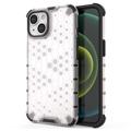 Honeycomb Armored iPhone 14 Hybrid Case - Doorzichtig
