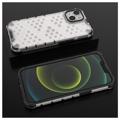 Honeycomb Armored iPhone 14 Hybrid Case - Doorzichtig