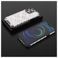 Honeycomb Armored iPhone 14 Pro Max Hybrid Case - Doorzichtig