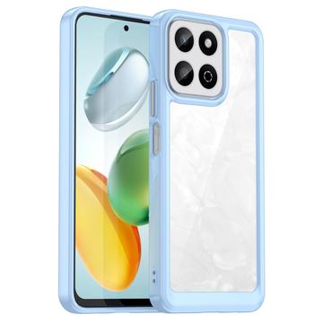 Honor 200 Smart/X7c 4G/5G Anti-Shock Hybride Hoesje - Blauw