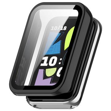 Honor Band 10 Plastic Hoesje met Glazen Screenprotector - Zwart