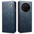 Honor Magic7 Pro Portemonnee Hoesje met Magnetische Sluiting - Blauw