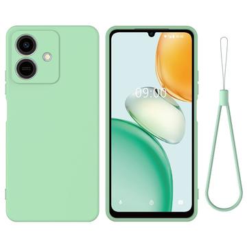 Honor Play10 Vloeibare siliconen hoesje met polsbandje