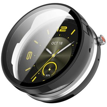 Honor Watch Fit Elegant Plastic Hoesje met Glazen Screenprotector - Zwart