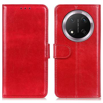 Honor X60 Pro/X9c/Magic7 Lite Portemonnee Hoesje met Magnetische Sluiting - Rood