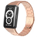 Huawei Band 6, Honor Band 6 roestvrij stalen band - 37 mm - rosé goud