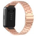 Huawei Band 6, Honor Band 6 roestvrij stalen band - 37 mm - rosé goud