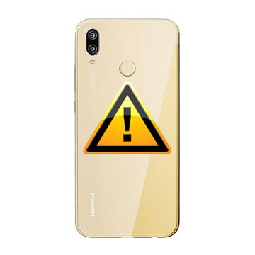 Huawei P20 Lite Batterij Cover Reparatie - Goud