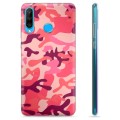 Huawei P30 Lite TPU Case - Roze Camouflage