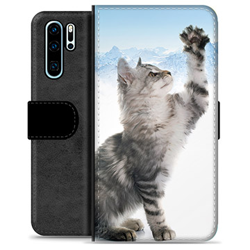 Huawei P30 Pro Premium Wallet Case - Kat