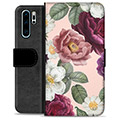 Huawei P30 Pro Premium Wallet Case - Romantische Bloemen