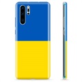 Huawei P30 Pro TPU Hoesje Oekraïense Vlag - Geel en Lichtblauw