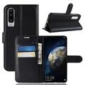 Huawei P30 Wallet Case met Magnetische Sluiting - Zwart
