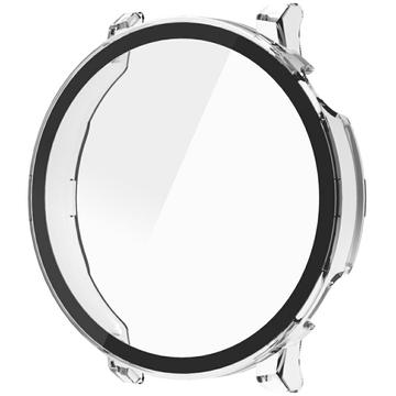 Huawei Watch GT 5 Plastic Hoesje met Glazen Screenprotector - 46mm - Doorzichtig