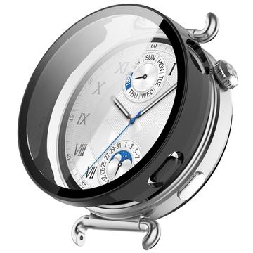 Huawei Watch GT 6 Plastic Hoesje met Glazen Screenprotector - 41mm - Zwart