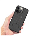 iPhone 13 Pro Hybrid Case met Riemclip - Zwart