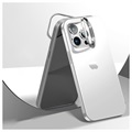 iPhone 14 Pro Max Hybride Hoesje met Verborgen Standaard - Wit